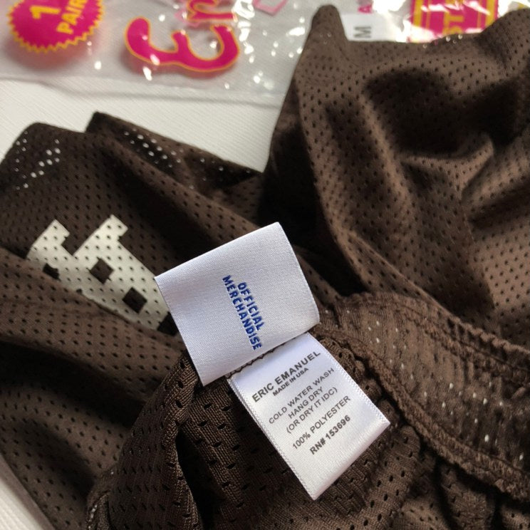 ERIC EMANUEL BASIC SHORT "BROWN WHITE"