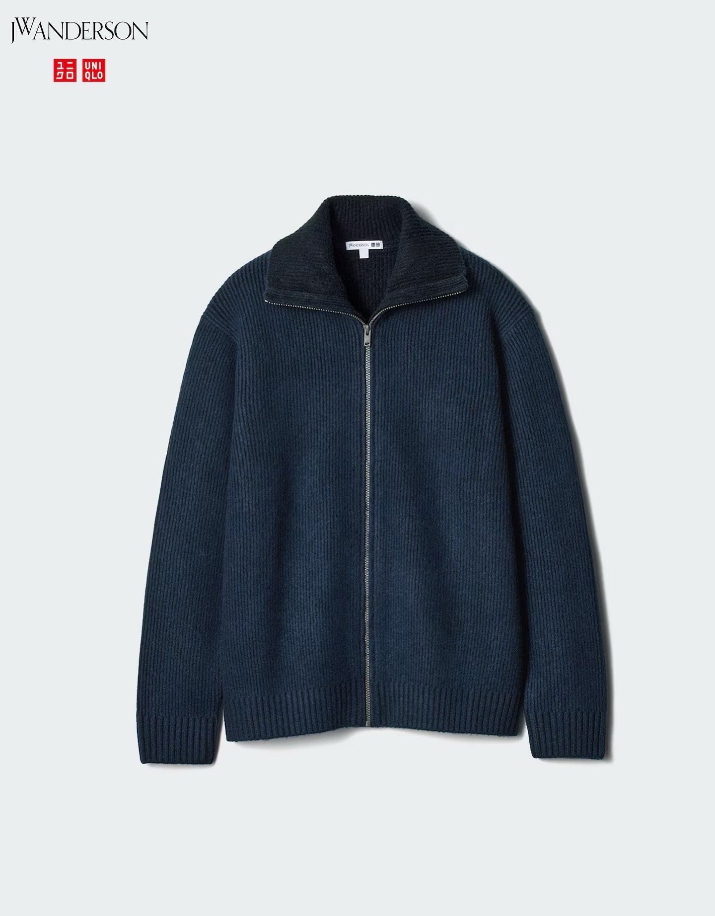 UNIQLO X JW ANDERSON KNIT ZIP UP NECK SWEATER ⚡️