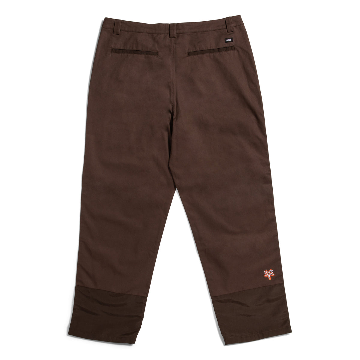 HUF X THRASHER FIELD CREW PANTS CHOCOLATE