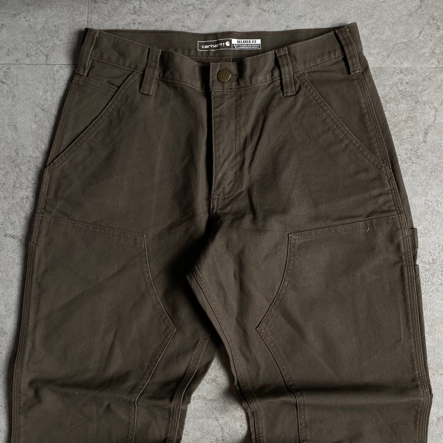 CARHARTT RELAXED FIT DOUBLE FRONT WORK PANTS