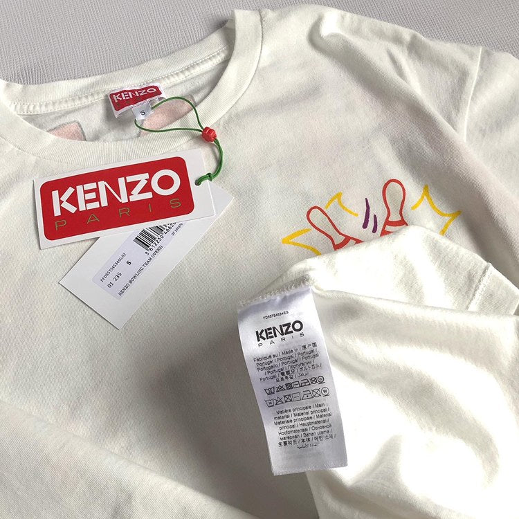 KENZO PARIS BOWLING TEAM OVERSIZED TEE 🎳💫