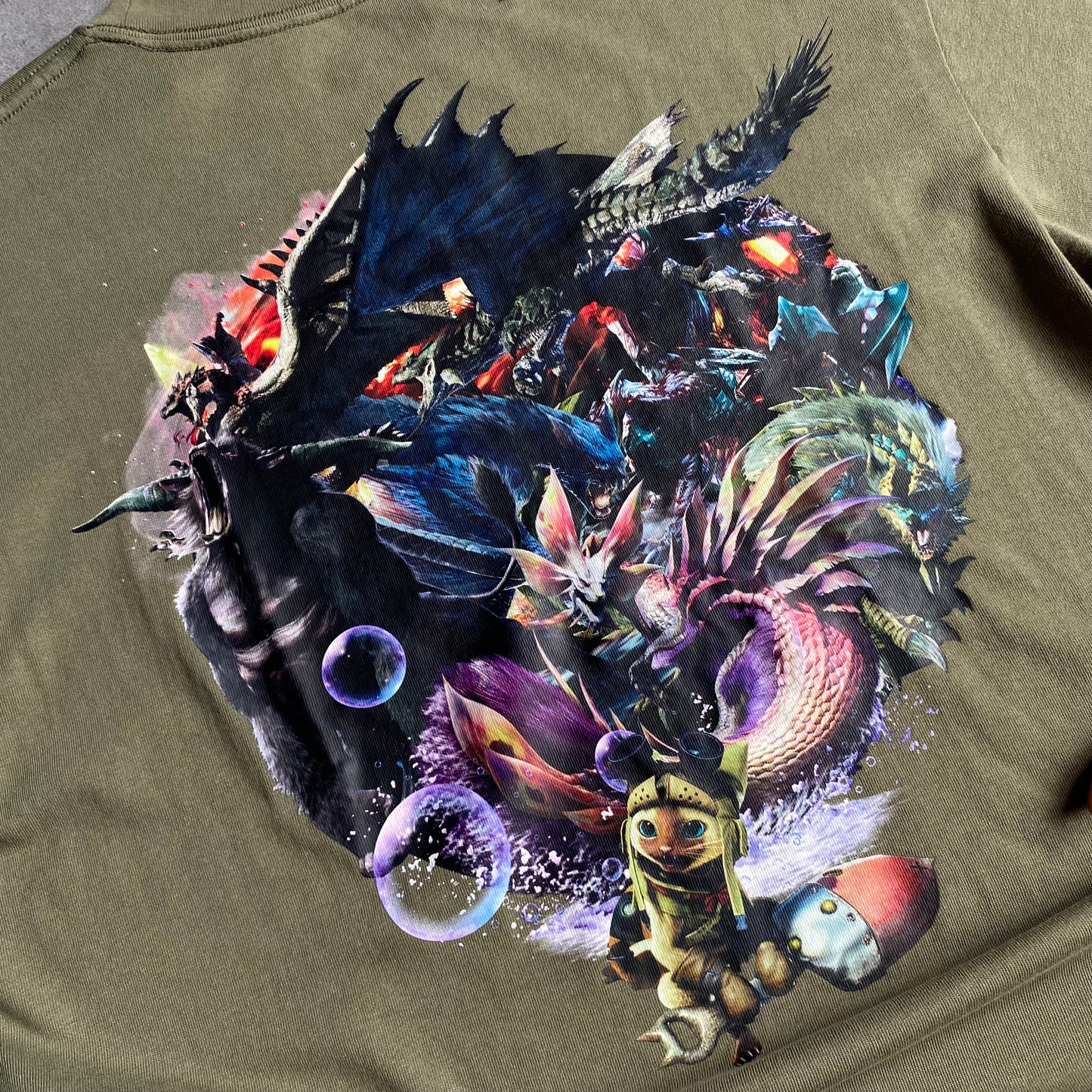 MONSTER HUNTER BY CAPCOM 40th ANNIVERSARY OVERSIZED GRAPHIC TEE ⚡️