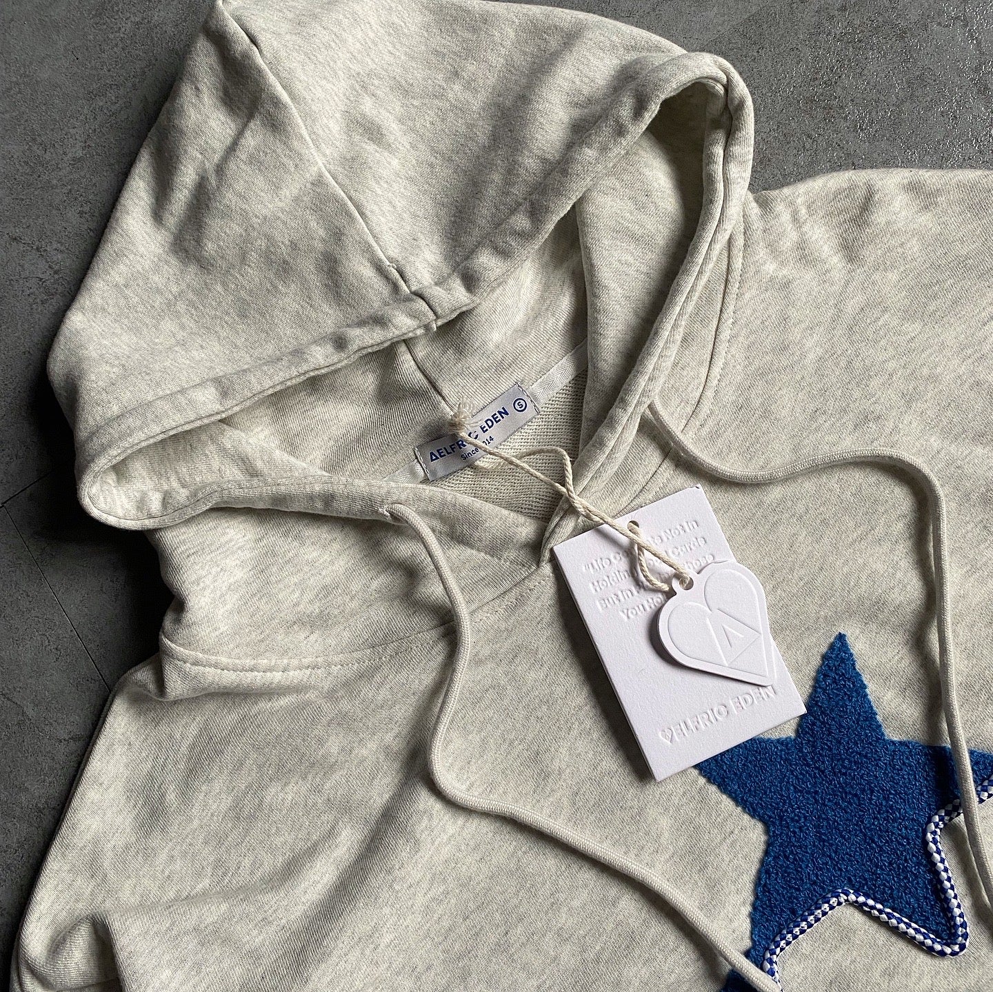 AELFRIC EDEN OVERSIZED BORG STARS HOODIE