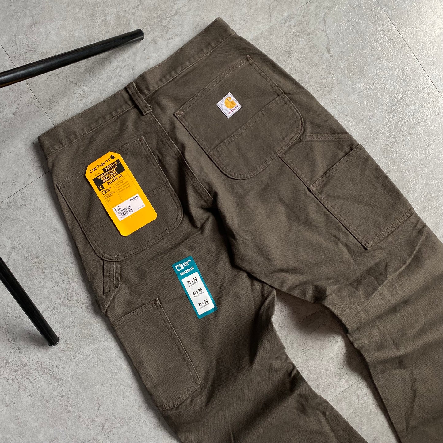 CARHARTT RELAXED FIT DOUBLE FRONT WORK PANTS