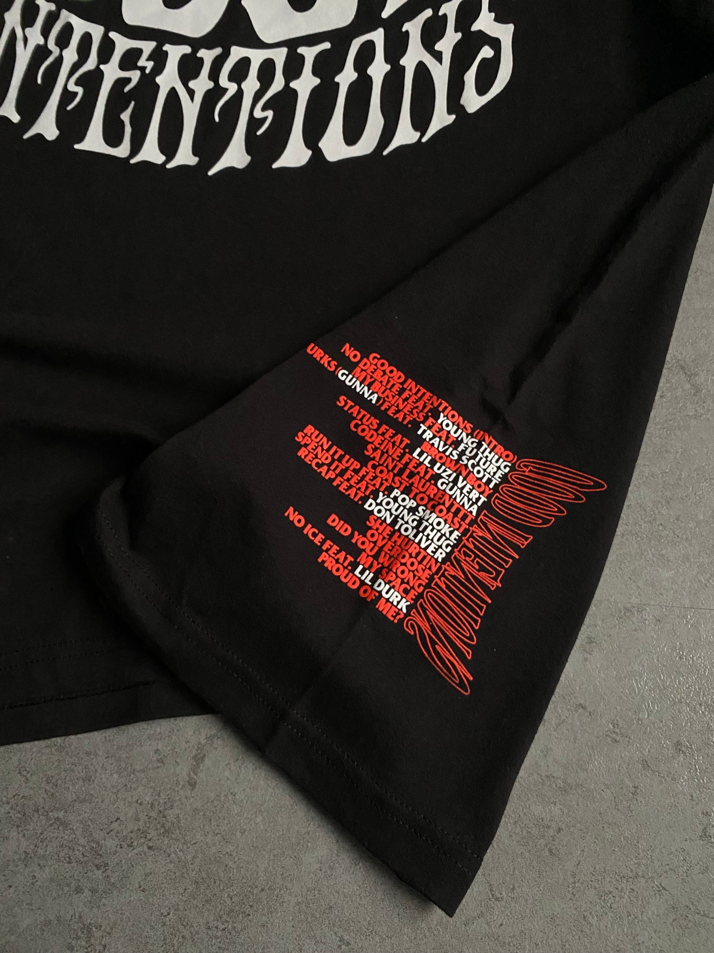 VLONE X NAV “GOOD INTENTIONS” ALBUM TEE