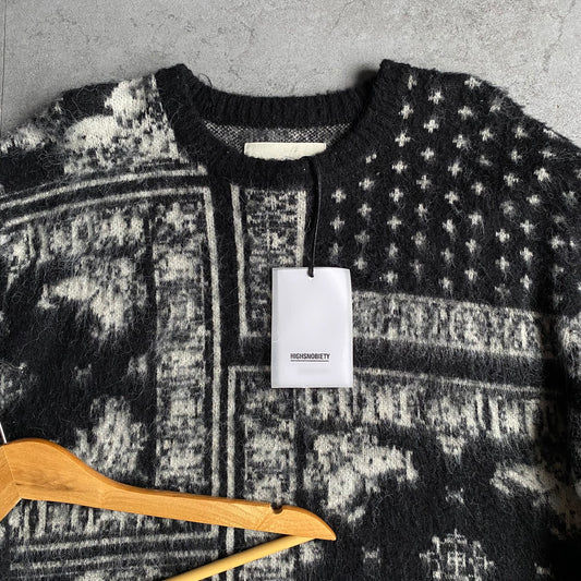 HIGHSNOBIETY BANDANA ALPACA CREWNECK