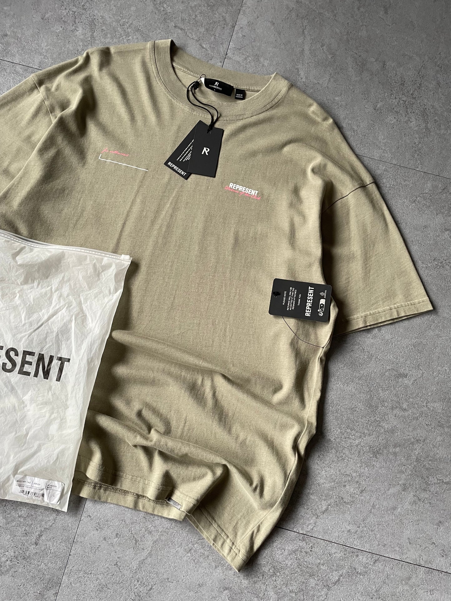 REPRESENT CLO. OVERSIZED “PATRON OF THE CLUB” TEE