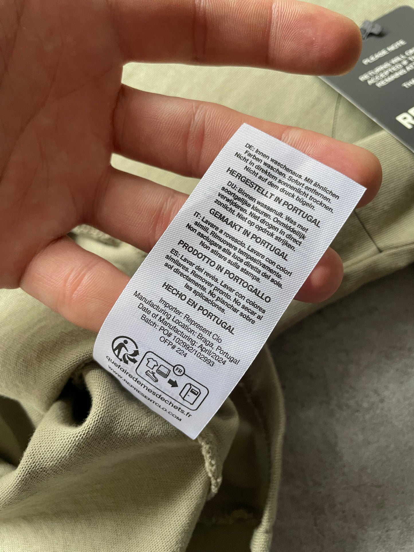 REPRESENT CLO. OVERSIZED “PATRON OF THE CLUB” TEE