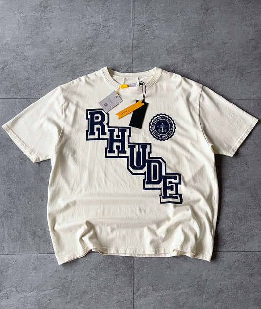 RHUDE COLLEGIATE CREST TEE💫