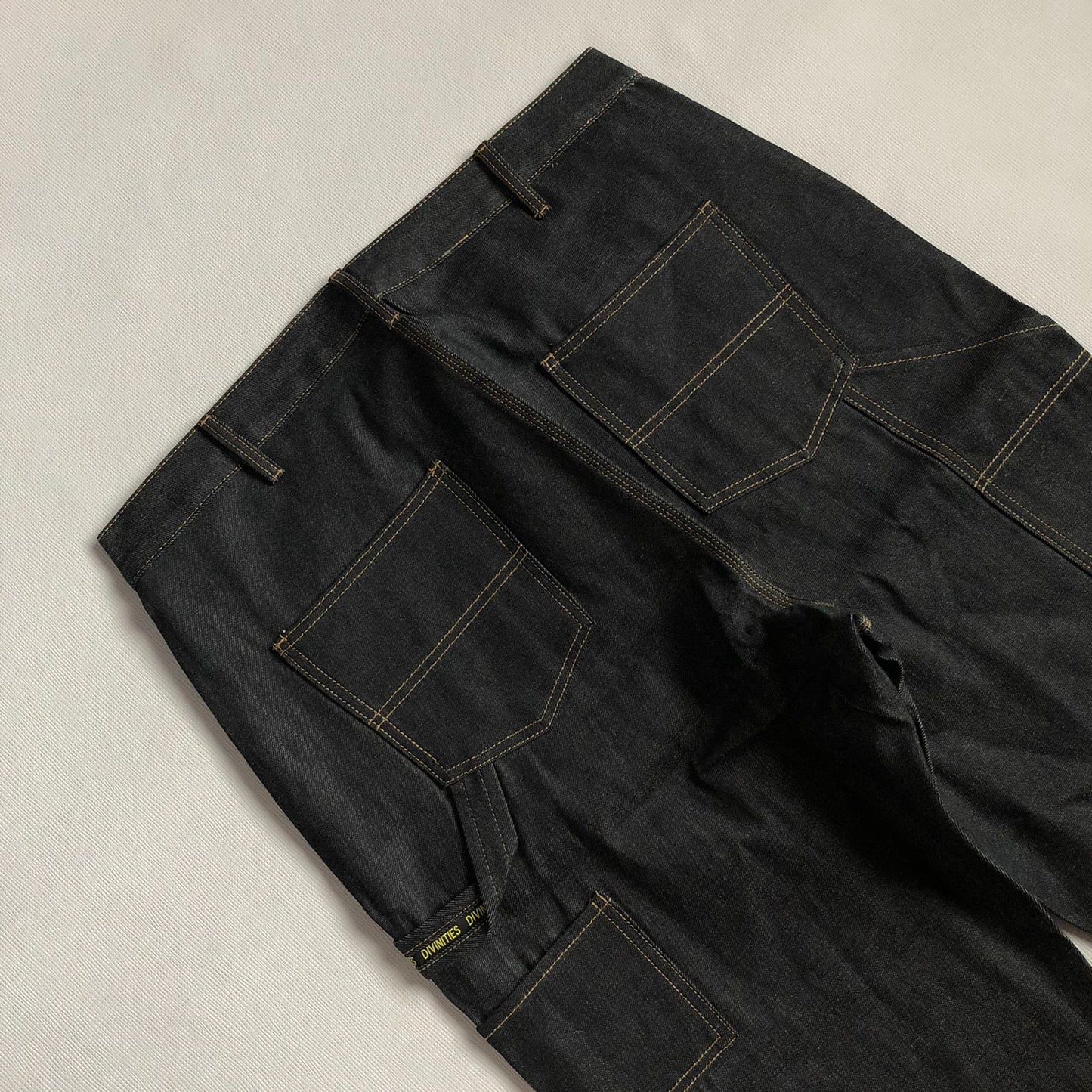 THE DIVINITIES CARPENTER BAGGY JAPANESE DENIM PANTS