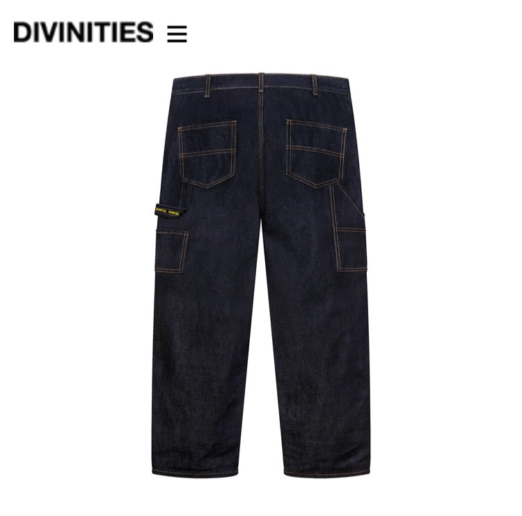 THE DIVINITIES CARPENTER BAGGY JAPANESE DENIM PANTS