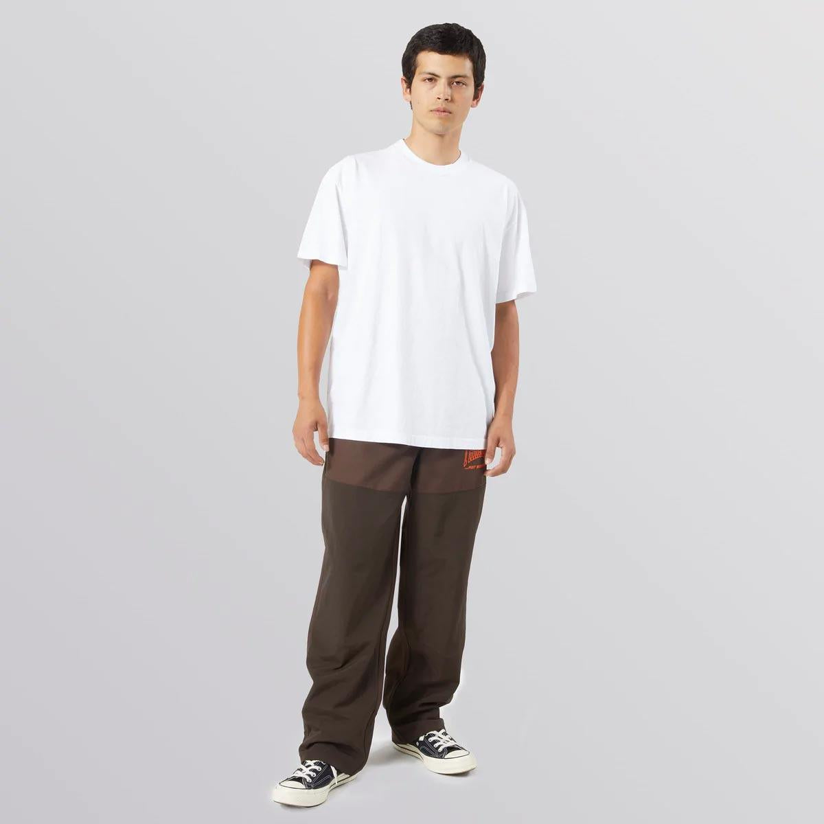 HUF X THRASHER FIELD CREW PANTS CHOCOLATE