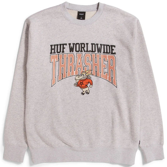 HUF X THRASHER CANDLESTICK CREWNECK