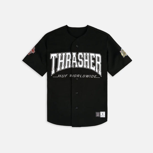 HUF X THRASHER BASEBALL JERSEY